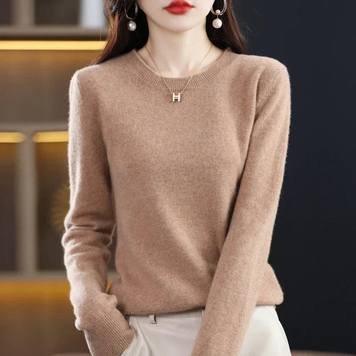 Poppy fine knit crew neck jumper – image 12