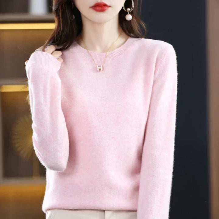 Poppy fine knit crew neck jumper – image 14