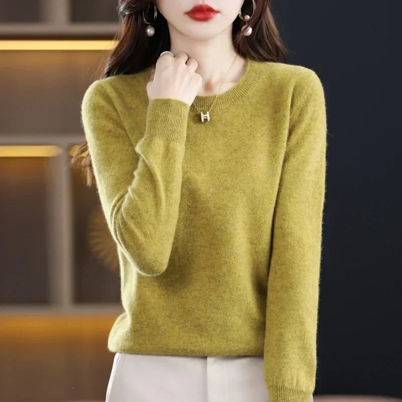Poppy fine knit crew neck jumper – image 4