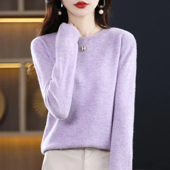 Poppy fine knit crew neck jumper – image 5