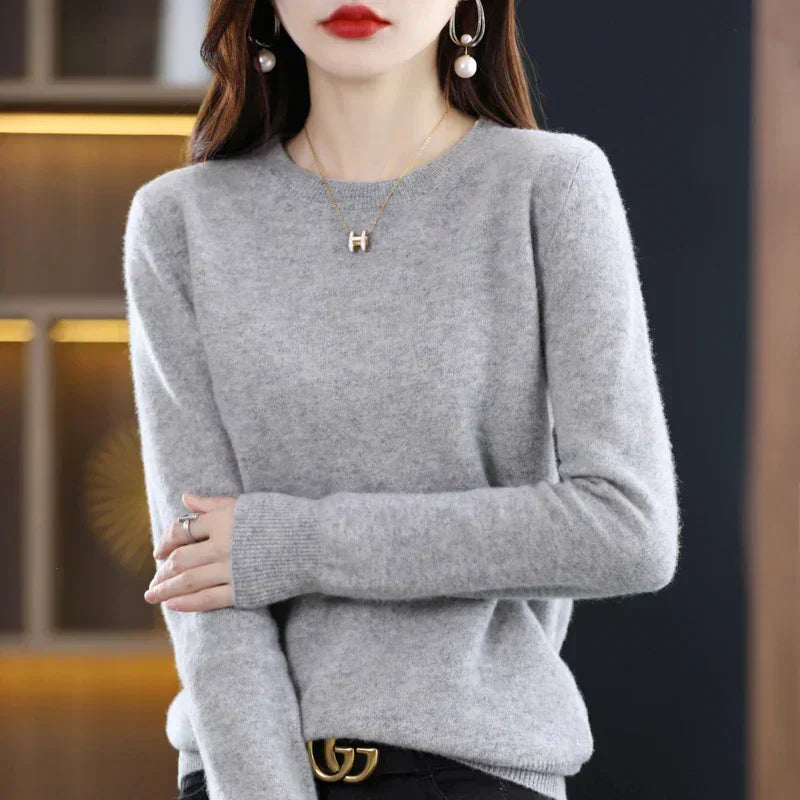 Poppy fine knit crew neck jumper – image 8