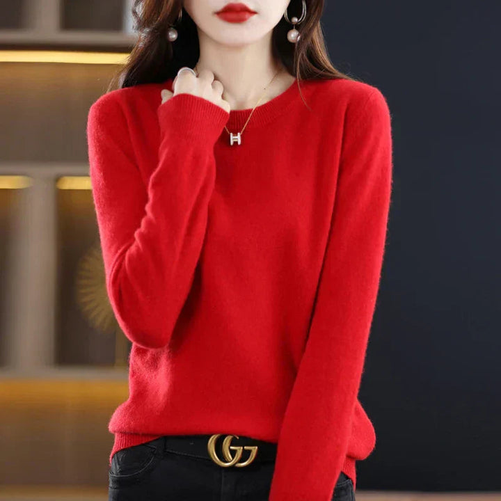 Poppy fine knit crew neck jumper – image 9