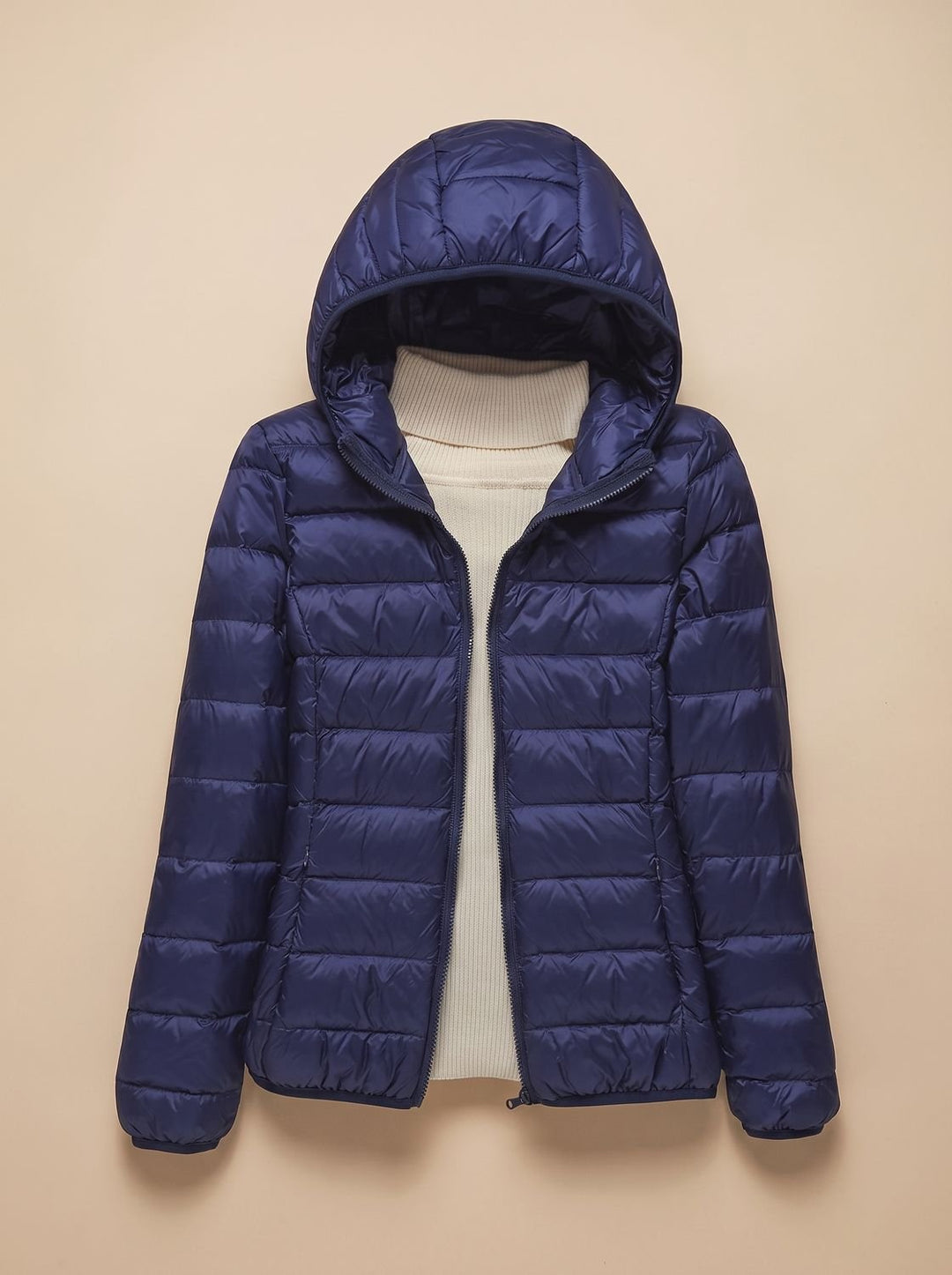 Nesta ultra light quilted hooded coat