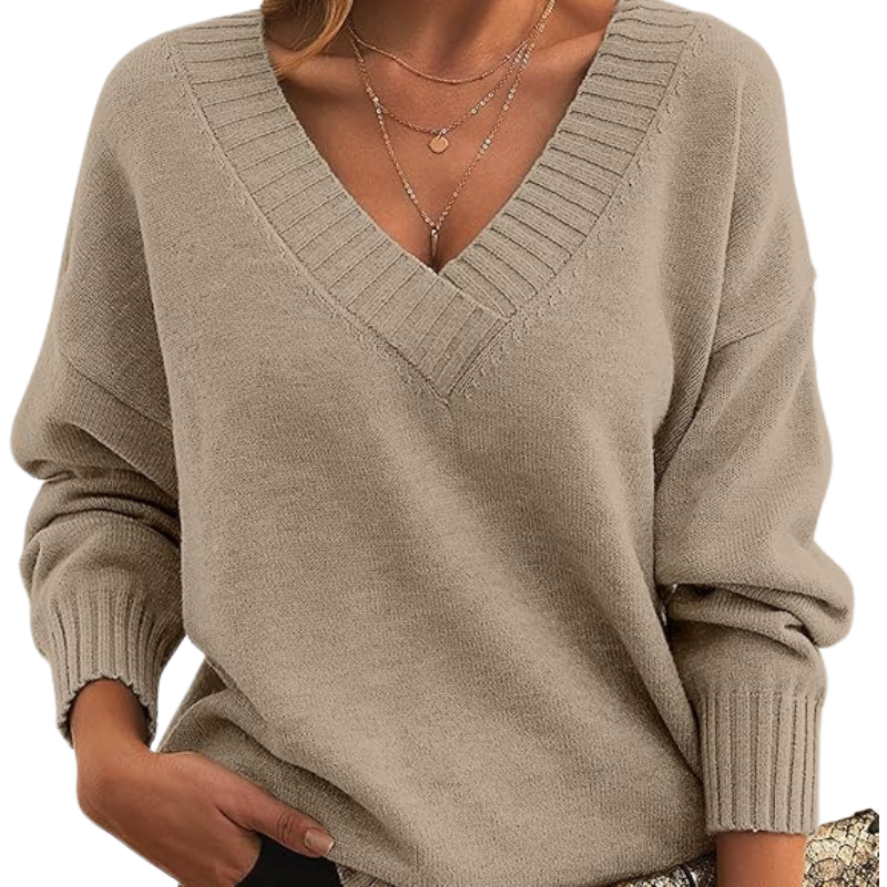 Jessamy V neck winter jumper
