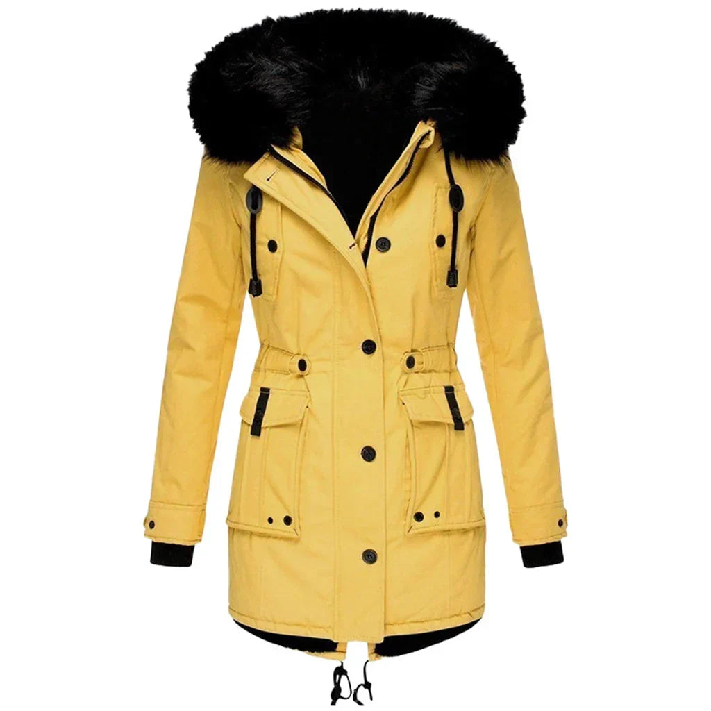 Katherine long padded hooded winter coat – image 2