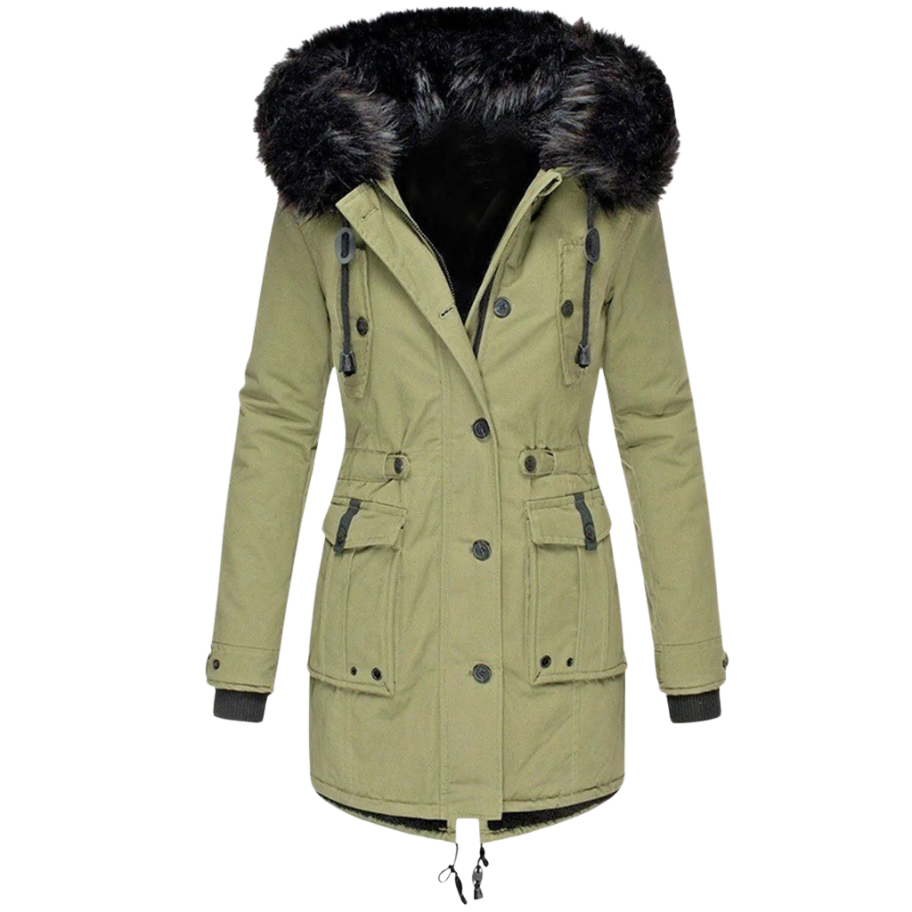 Katherine long padded hooded winter coat – image 5