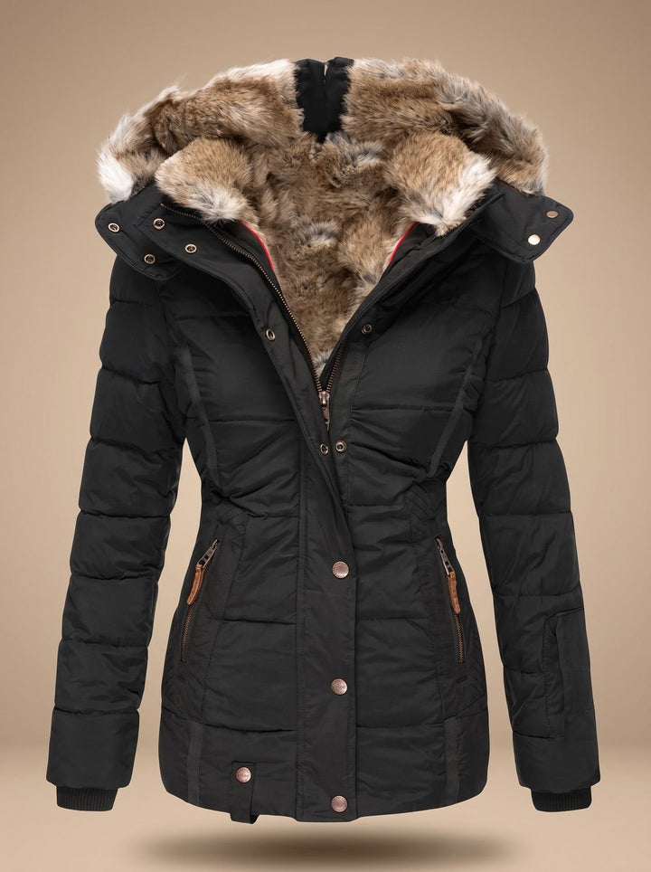 Meredith hooded quilted puffer coat – image 2
