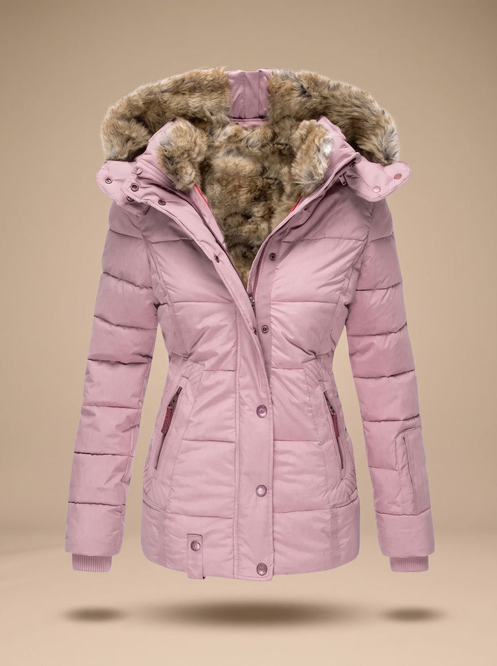 Meredith hooded quilted puffer coat – image 3