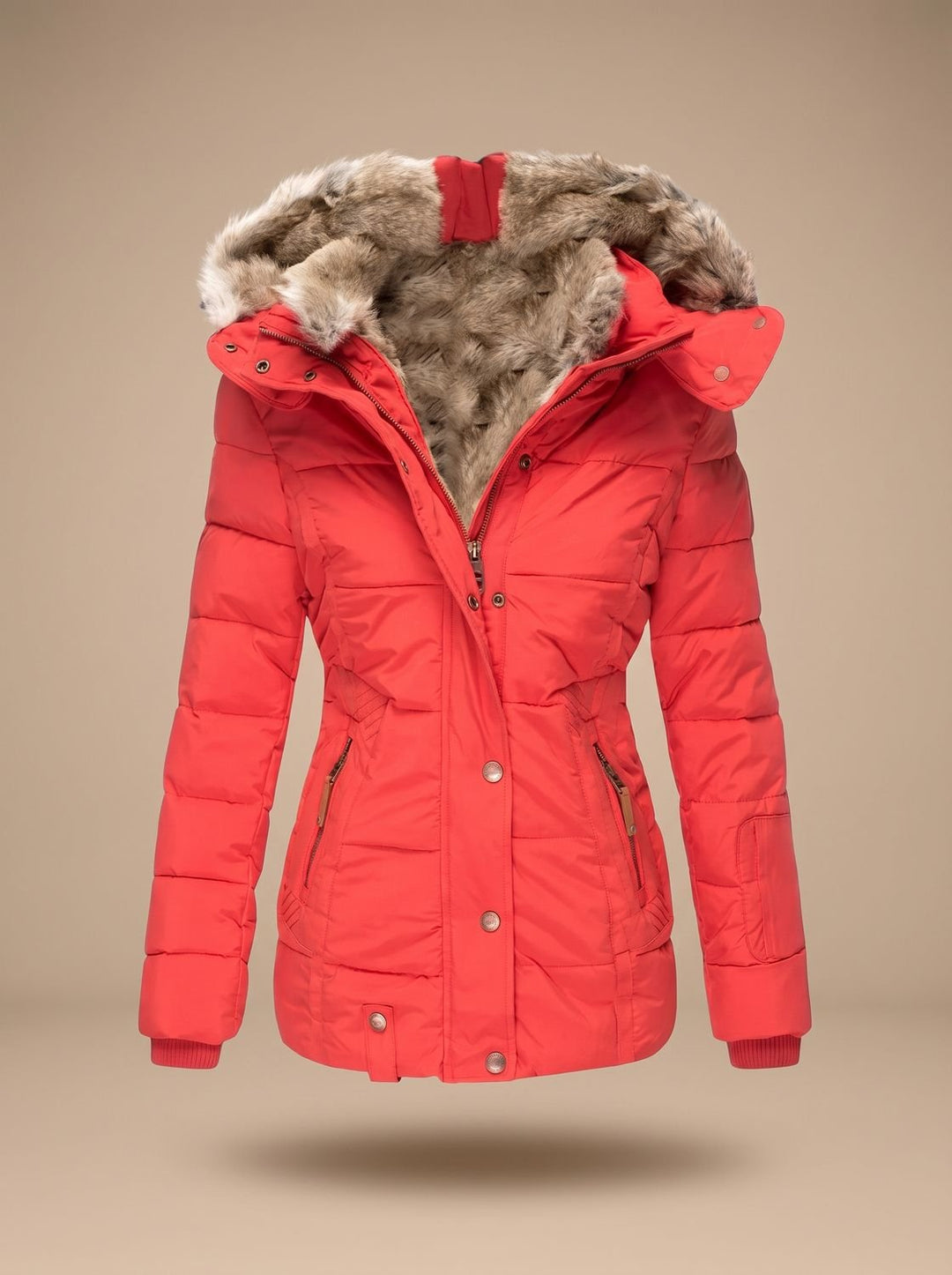 Meredith hooded quilted puffer coat – image 5