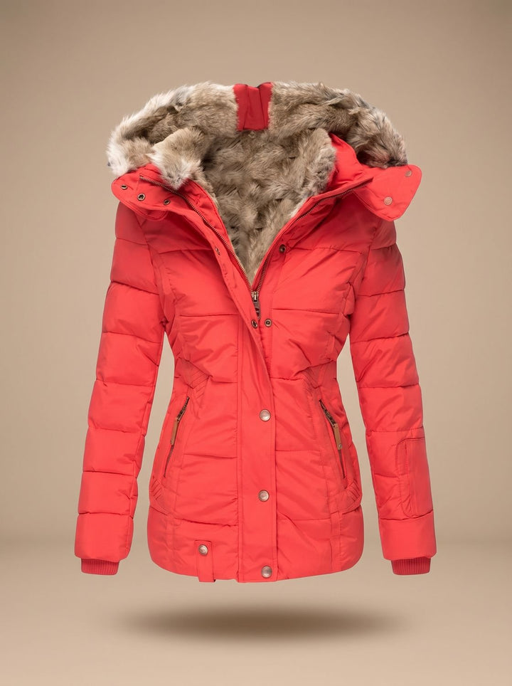 Meredith hooded quilted puffer coat – image 5