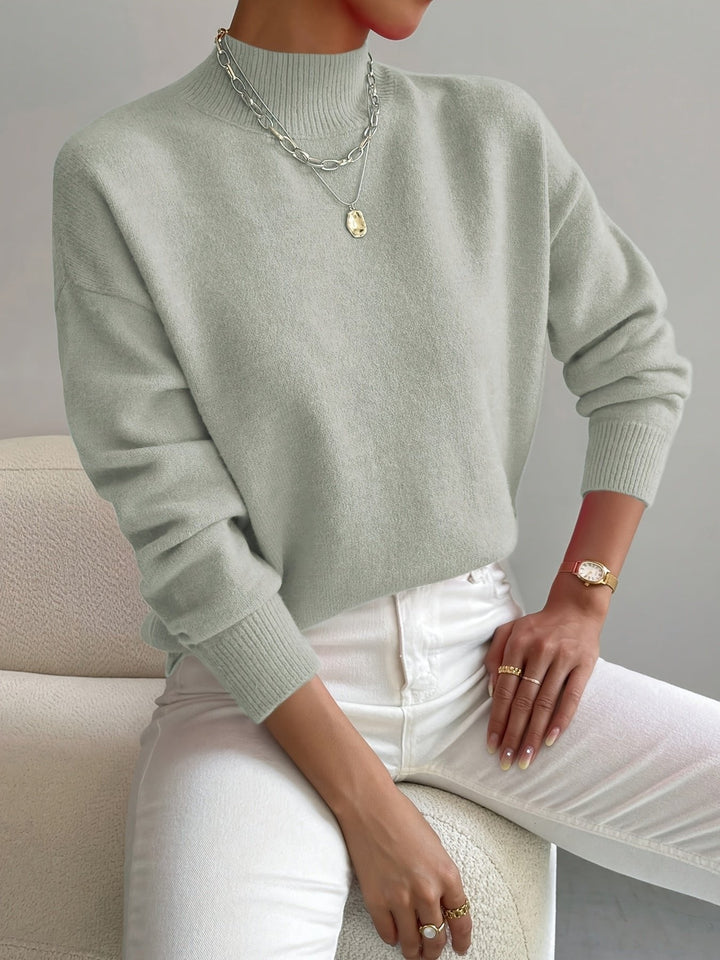Rosie mock neck jumper