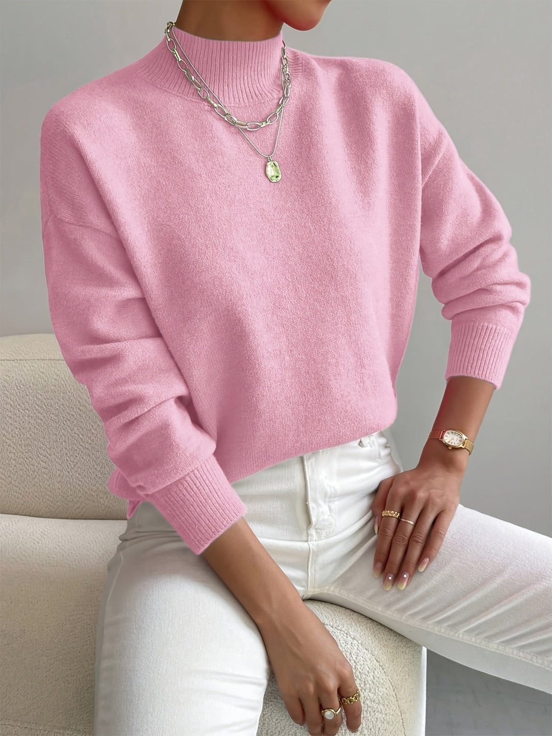 Rosie mock neck jumper – image 3