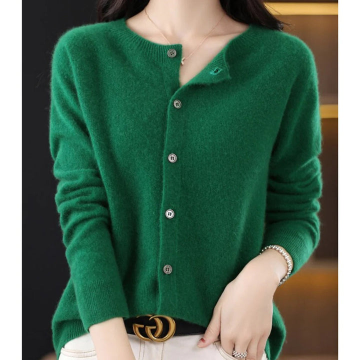 Odile round neck button cardigan – image 12